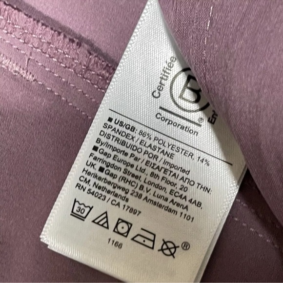 NWT Athleta Brooklyn Heights Wide Leg Pant Size 14 Flowy Mauve Casual - Picture 9 of 11